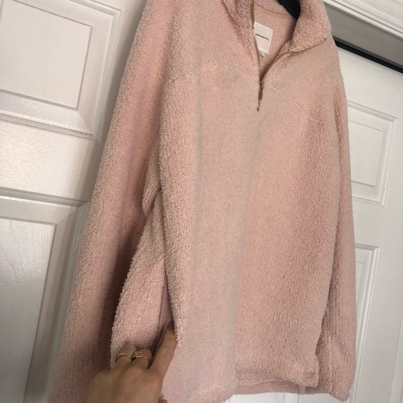 half zip fur pullover - Picture 3 of 4